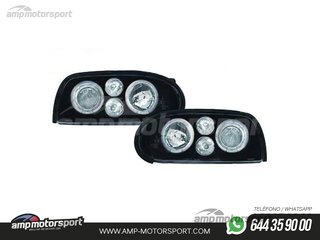 FAROS DELANTEROS OJOS DE ANGEL PARA VOLKSWAGEN GOLF MK3
