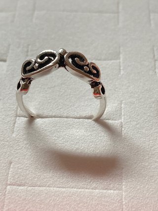 Anillo Acero Diseño Filigrana Talla 17mm