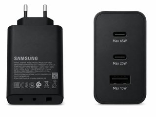 Samsung Cargador 65W PD Trio + Cable USB-C