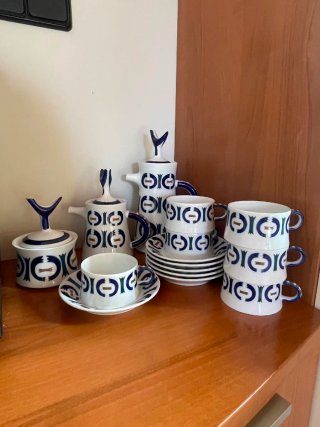 Vajilla Sargadelos Porcelana Azul y Blanca