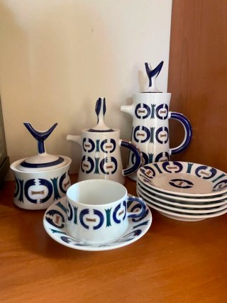 Vajilla Sargadelos Porcelana Azul y Blanca