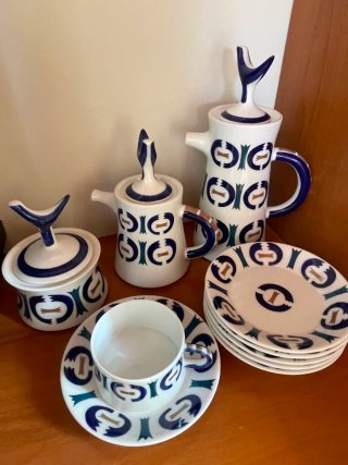 Vajilla Sargadelos Porcelana Azul y Blanca