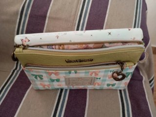 Bolso bandolera estampado niña y perro