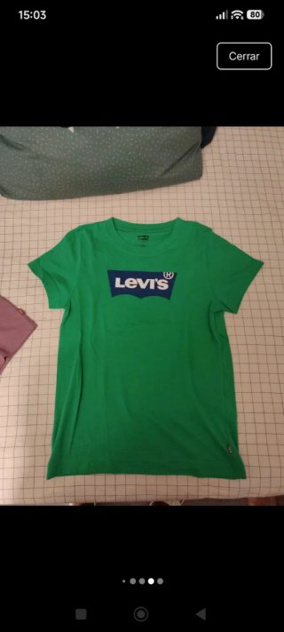 Lote 2 camisetas Levis talla 8 años