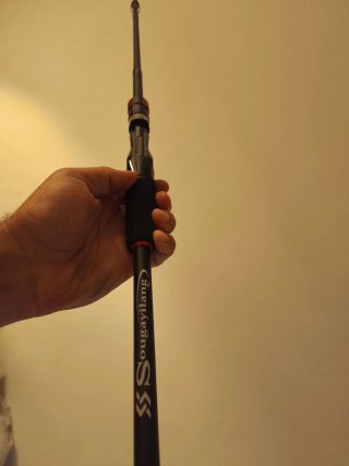 Caña de pesca casting 1.80m 4 tramos