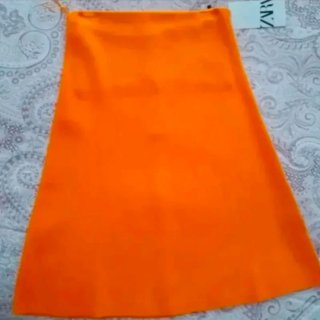 Falda Zara Naranja Talla M Sin estrenar