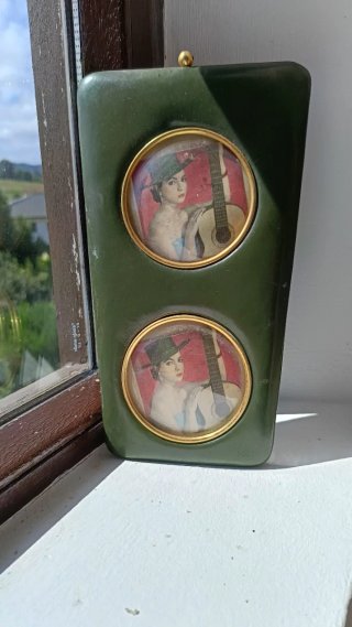 Portarretratos Vintage Doble