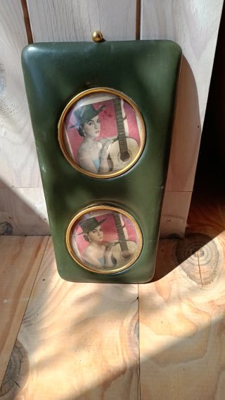 Portarretratos Vintage Doble