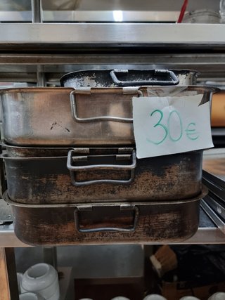 Bandejas Rustideras Acero Hostelería Restauración