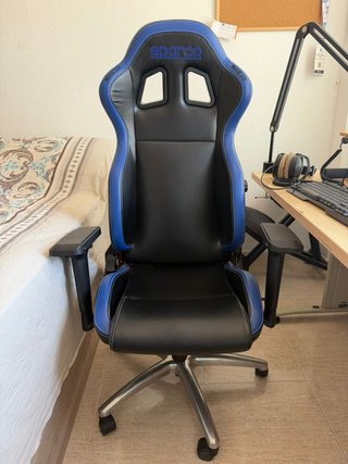 Silla Gaming Sparco ICON Negro/Azul