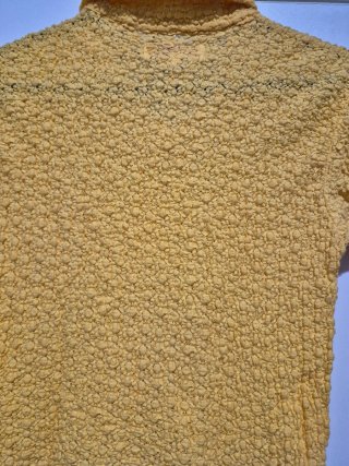 Blusa René Derhy amarilla encaje talla S