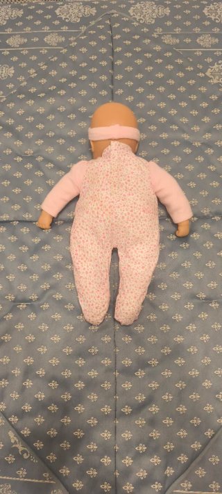 Carrito de muñeca Martina con muñeca y accesorios