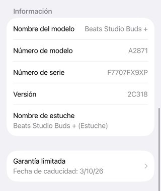 Beats Studio Buds + Auriculares Inalámbricos