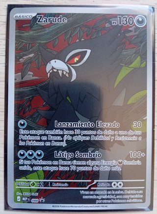 Pokémon Zarude Promocional  MTB Oscuridad Absoluta