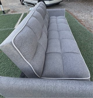 Sofá Cama Gris Tela