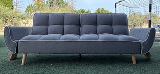 Sofá Cama Gris Tela