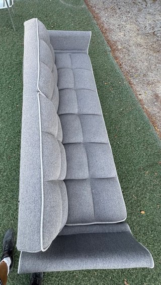 Sofá Cama Gris Tela