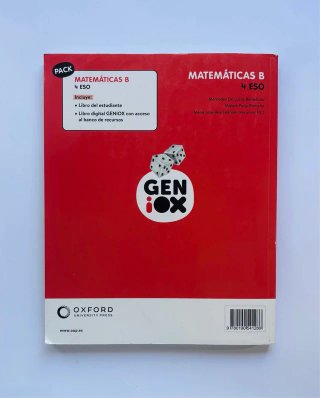 Matemáticas B 4 ESO : Geniox