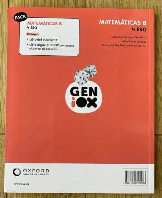 Matemáticas B 4 ESO : Geniox
