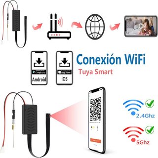 TANGMI Mini Camara Espia 1080P HD Portátil 2.4Gy5G