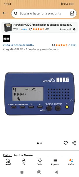Metrónomo Korg MA-2 Digital