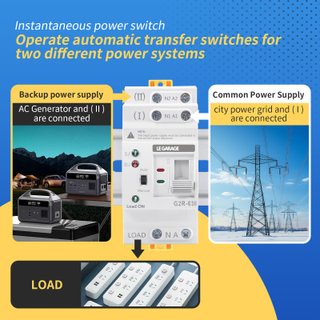 ATS transferencia automática 63A 2P 220V