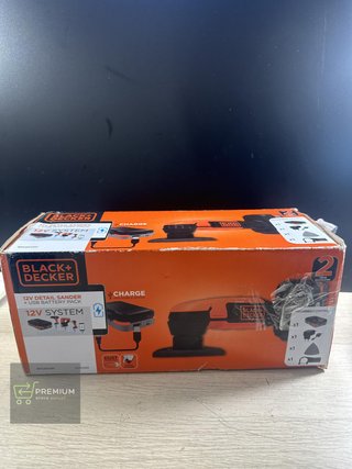 BLACK+DECKER bdcds12s1-qw lijadora de detalles