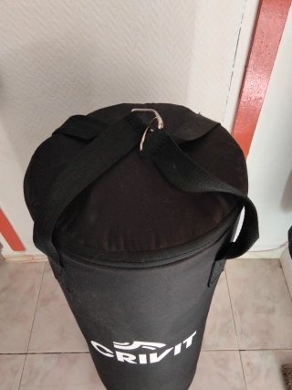 Saco de boxeo Crivit negro