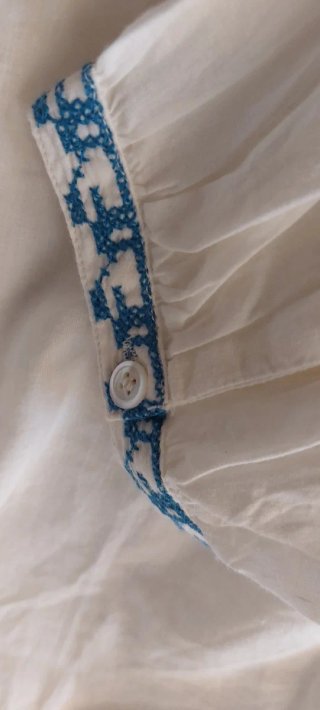 Blusa blanca Gerard Darel bordada