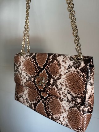 Bolso Calvin Klein estampado serpiente