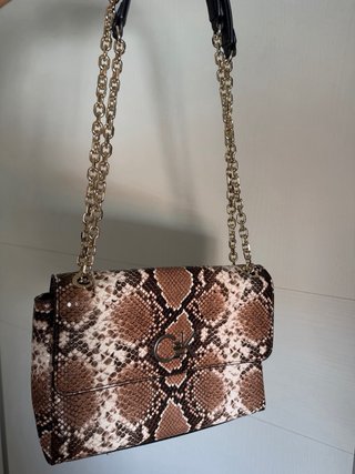 Bolso Calvin Klein estampado serpiente