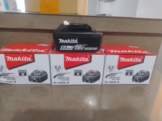 3 Baterías Makita LXT 18V 6Ah BL1860B