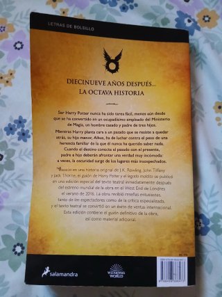 Libro Harry Potter y el legado maldito