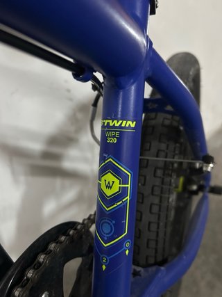 Bici BMX infantil azul