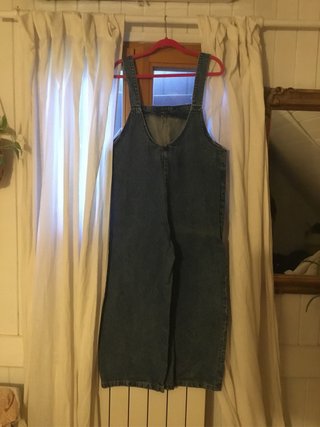 Peto vaquero ancho Zara mujer
