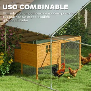 Gallinero Metálico