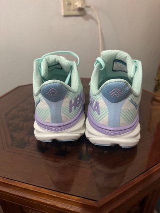 Hoka Clifton 9 Deportivas Morado/Verde Azulado