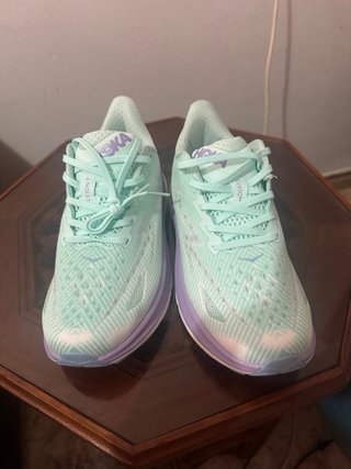 Hoka Clifton 9 Deportivas Morado/Verde Azulado