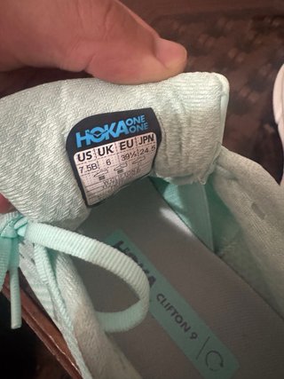 Hoka Clifton 9 Deportivas Morado/Verde Azulado