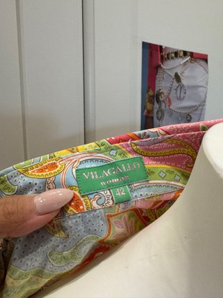 Camisa Vilagallo Talla S Estampado Paisley