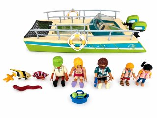 Lote Playmobil Lancha 9233 + Yate 5205