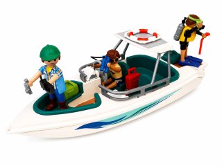 Lote Playmobil Lancha 9233 + Yate 5205