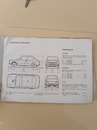 SEAT 127 1ª serie año 1972