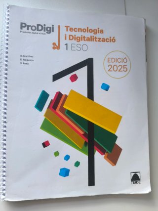 Quadern ProDigi. Tecnologia i digitalització 1 ESO