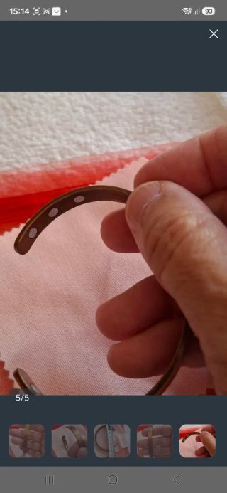 Pulsera Cobre Esclava Nueva