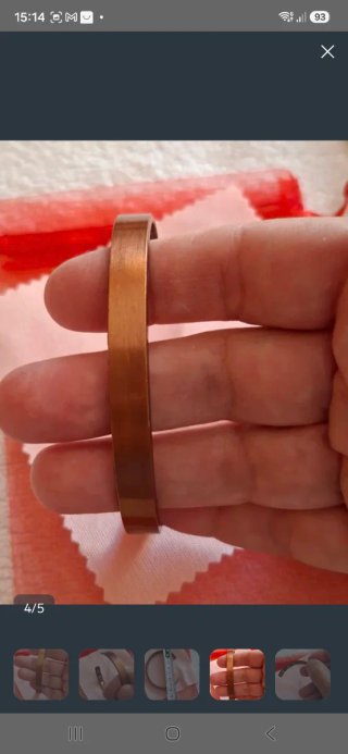 Pulsera Cobre Esclava Nueva