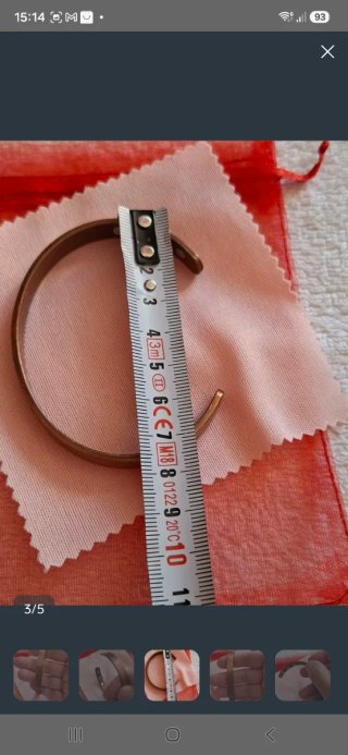 Pulsera Cobre Esclava Nueva