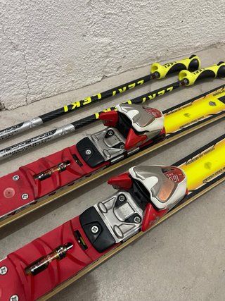 Esquís Völkl Racetiger SL 165cm + Fijaciones Marke