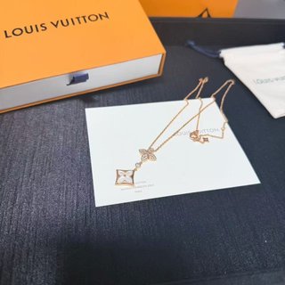 Collar Louis Vuitton Flor Diamantes Oro Blanco