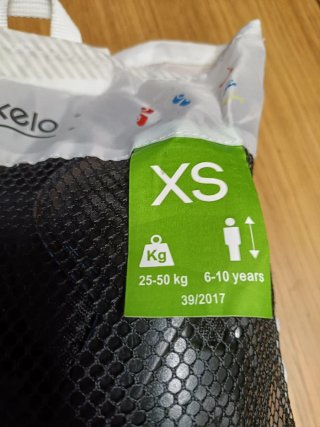 Set protecciones Oxelo XS patinete/skate